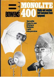 Bowens Ltd Monolite 400 manual. Camera Instructions.